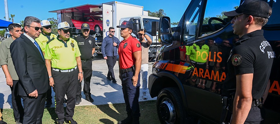 Emniyet kemeri simülasyon aracı ve yeni araçlar Antalya'da tanıtıldı