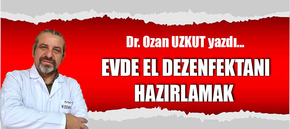 EVDE EL DEZENFEKTANI HAZIRLAMAK 