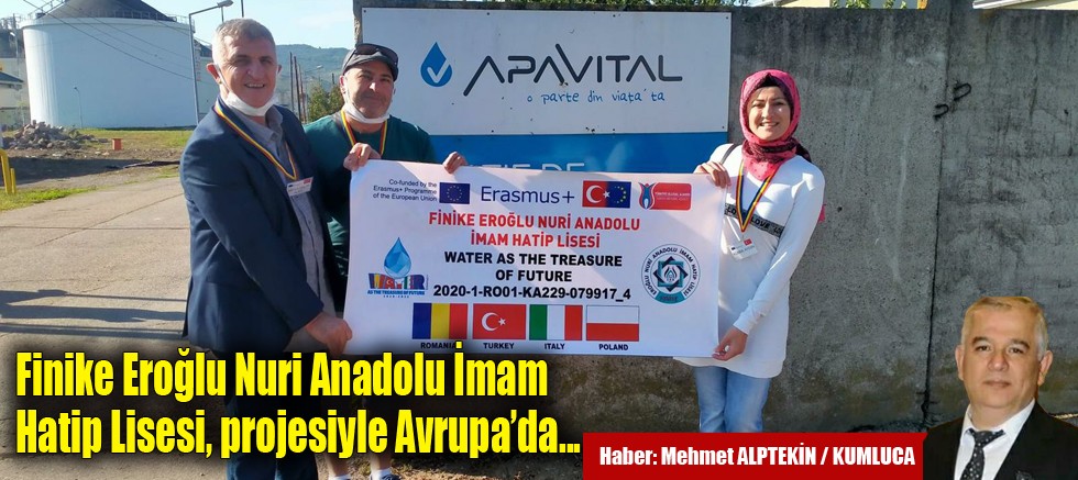 Finike Eroğlu Nuri Anadolu İmam Hatip Lisesi projesiyle Avrupa’da…