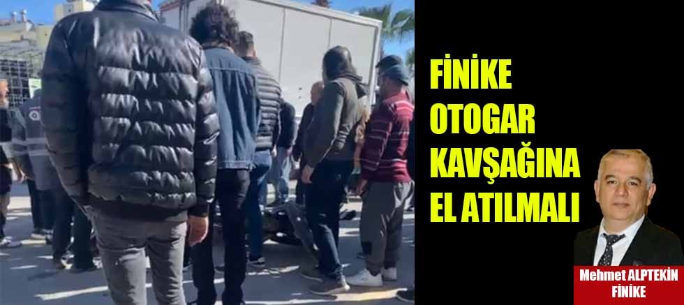 Finike Otogar Kavşağında Sık Sık Kaza Meydana Geliyor