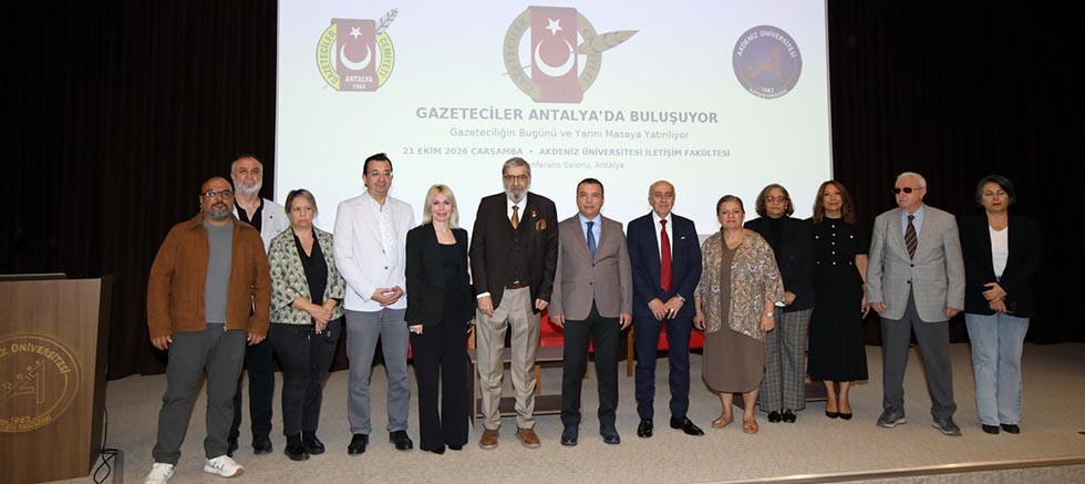 Gazeteciler Antalya’da Buluştu