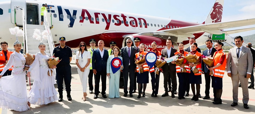 Gazipaşa-Alanya’dan Almatı ve Astana’ya direkt uçuşlar başladı