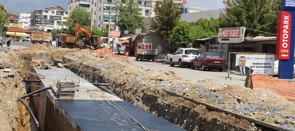 Gazipaşa’da su baskınlarına karşı alt yapı güçleniyor 