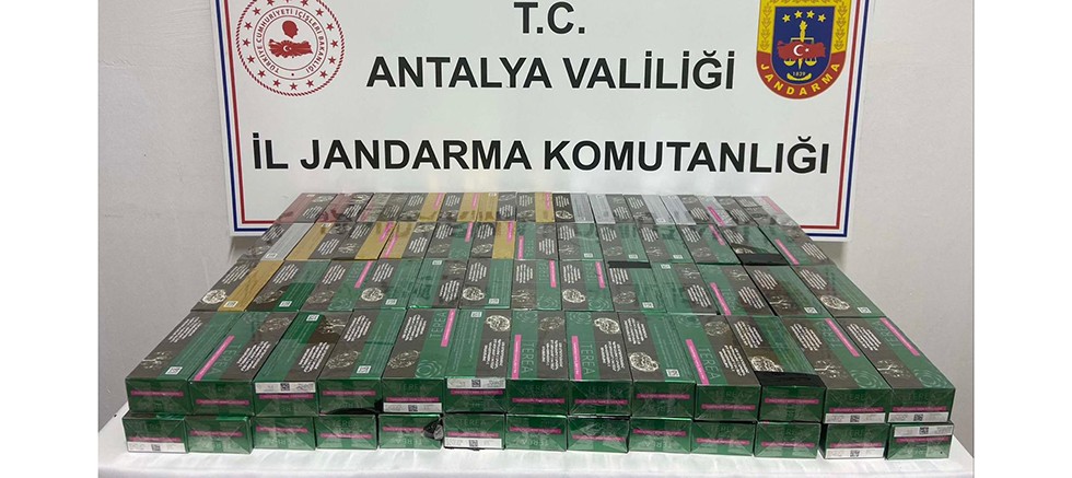 Gazipaşa İlçesinde Kaçak Sigara Operasyonu