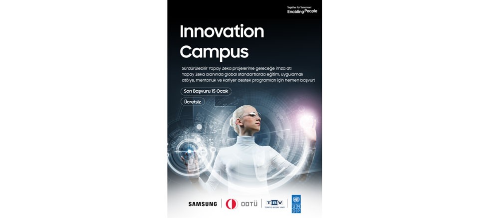 Gençlere yönelik yapay zekâ odaklı Innovation Campus Programı’na başvuru için son 3 gün!