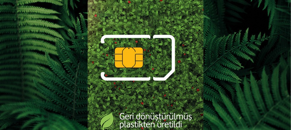 Geri dönüşümlü plastikten üretilen eko-sim kartlar Vodafone mağazalarında kullanıma sunuldu