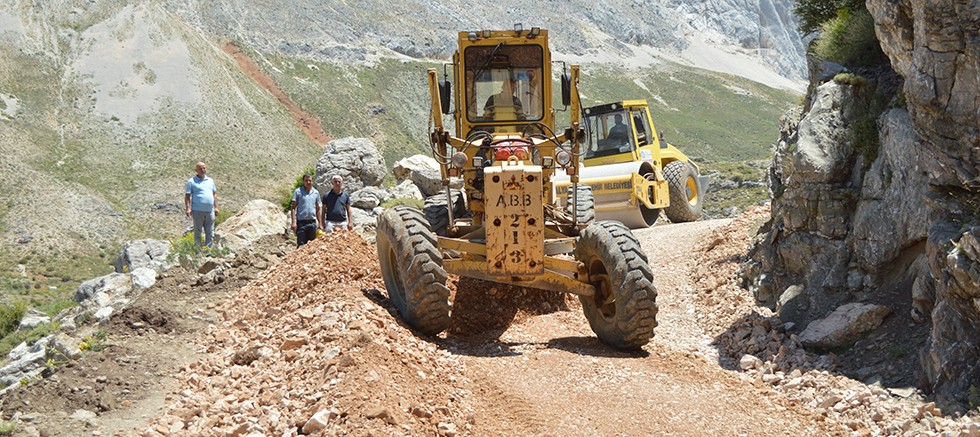 Gündoğmuş Senir Yayla yolu yenileniyor