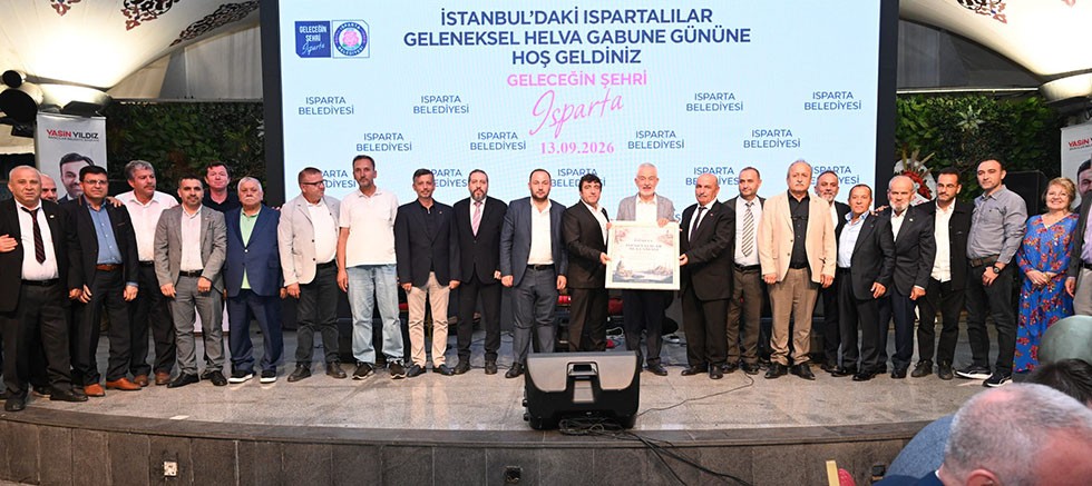 İstanbul’daki Ispartalılar birlik ve beraberlik sofrasında buluştu