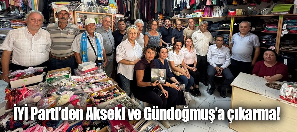 İYİ Parti Antalya İl Başkanı Ali Adnan Kaya sahaya indi...