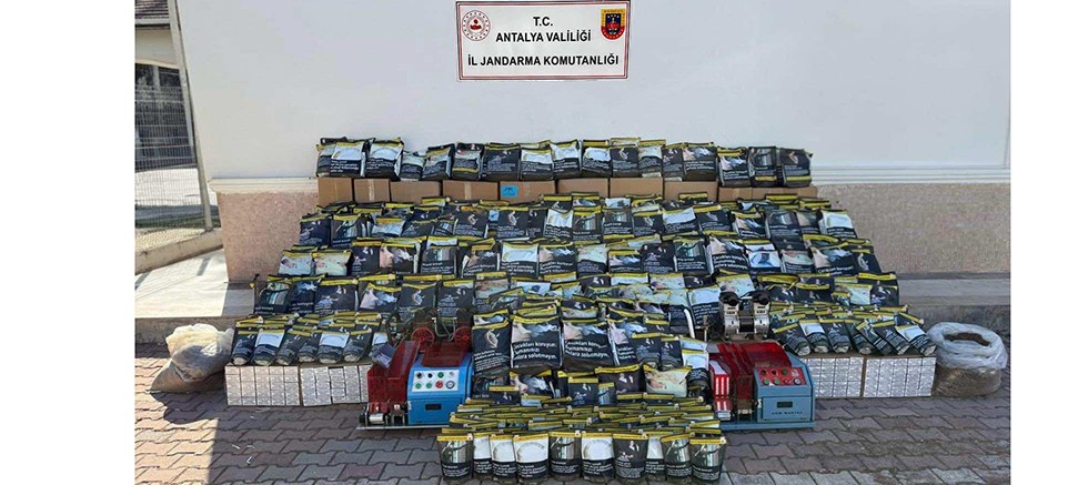 Jandarmadan kaçak tütün operasyonu