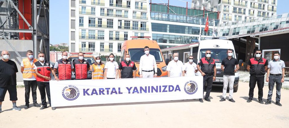 Kartal Belediyesi'nden Manavgat'a yardım eli