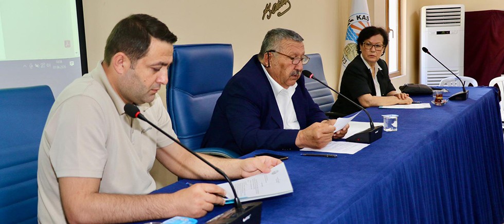 Kaş Belediyesi Haziran Ayı Meclis Toplantısı yapıldı