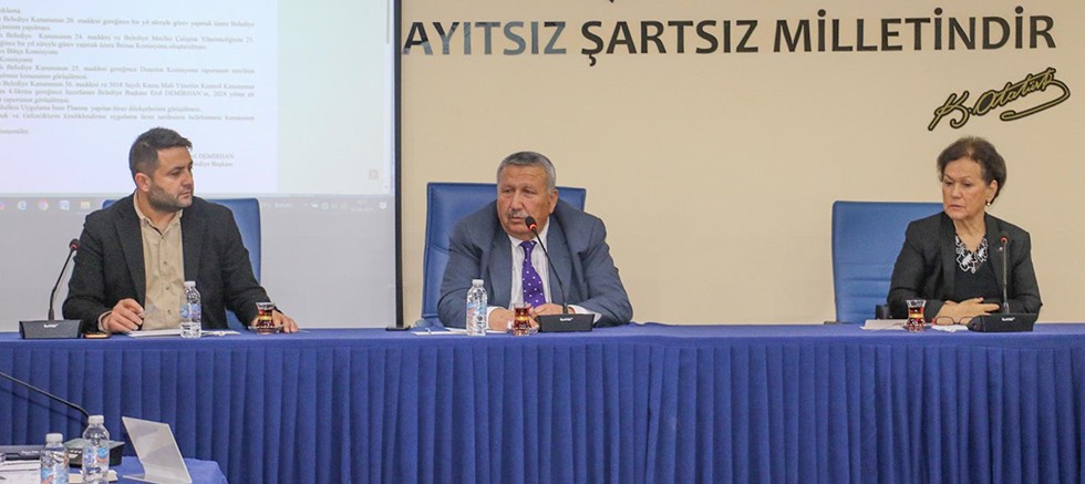 Kaş Belediyesi nisan ayı meclis toplantısı yapıldı