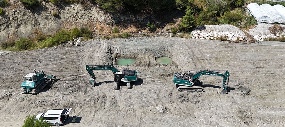 Kaş Boğluca Yeraltı Depolaması Suni Besleme Projesi Hızla İlerliyor