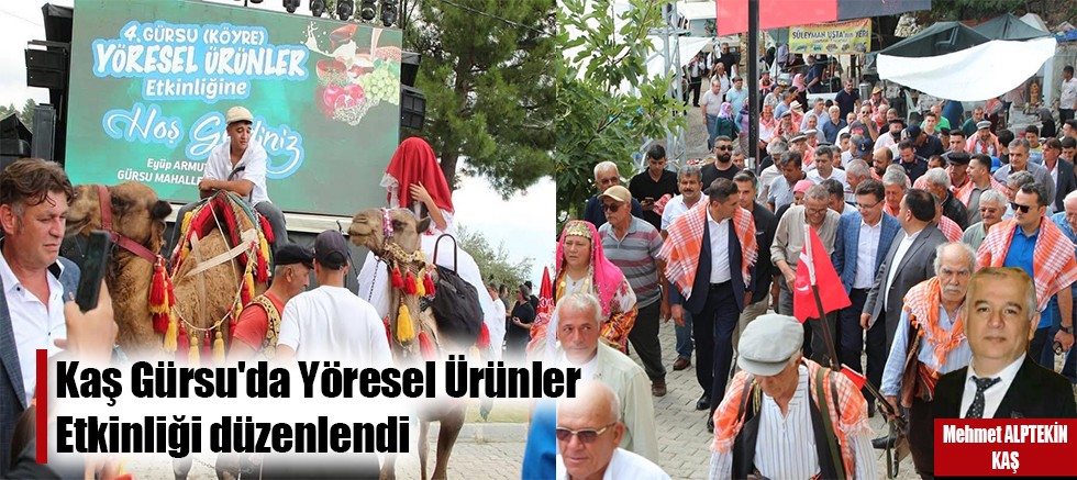 Kaş Gürsu'da Yöresel Ürünler Etkinliği düzenlendi