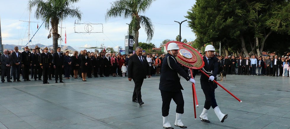 Kaş’ta 10 Kasım Atatürk'ü Anma töreni yapıldı 