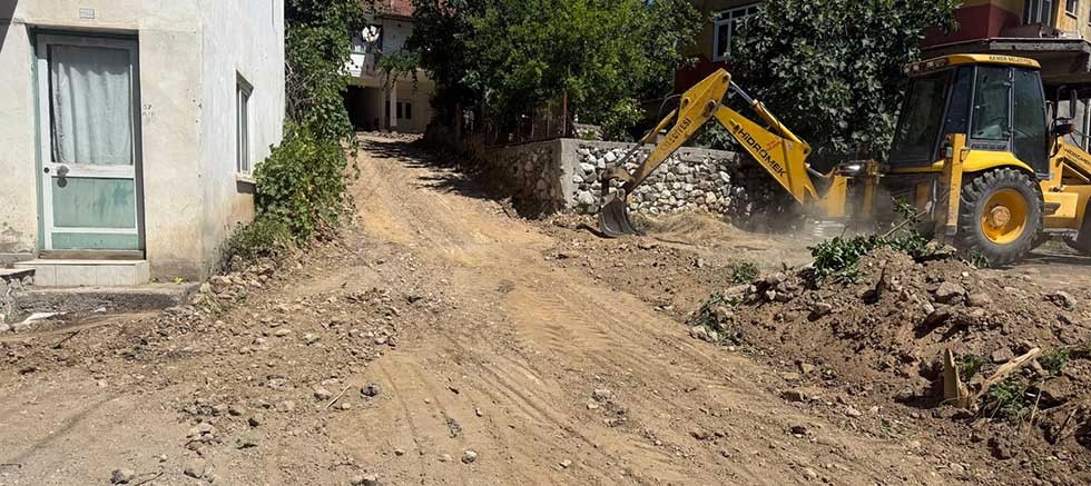 Kemer’de altyapı çalışmaları 
