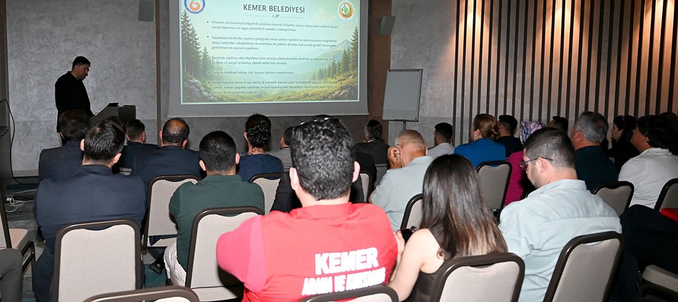 Kemer’de Orman Yangınları Koordinasyon Toplantısı 