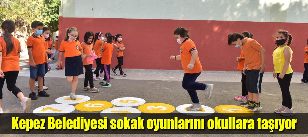 Kepez Belediyesi sokak oyunlarını okullara taşıyor