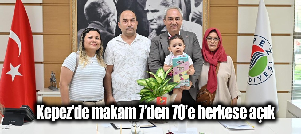 Kepez'de makam 7’den 70’e herkese açık