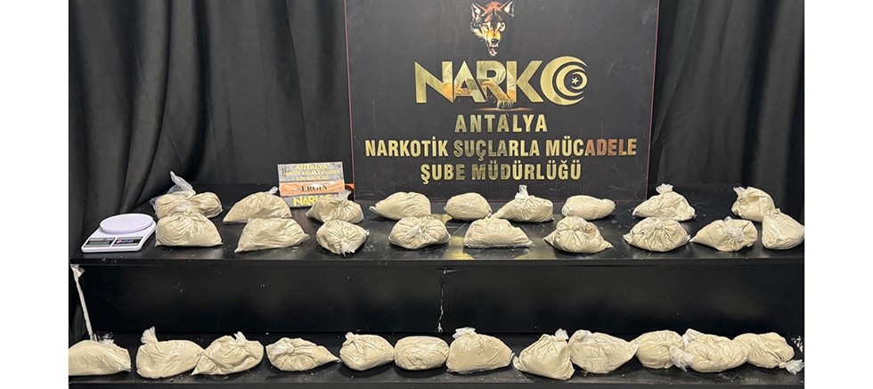 Kepez İlçesinde 15 Kilo eroin ele geçirildi