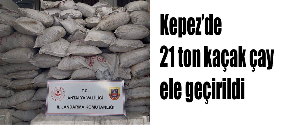 Kepez İlçesinde Jandarma Ekiplerince Kaçakçılık Operasyonu