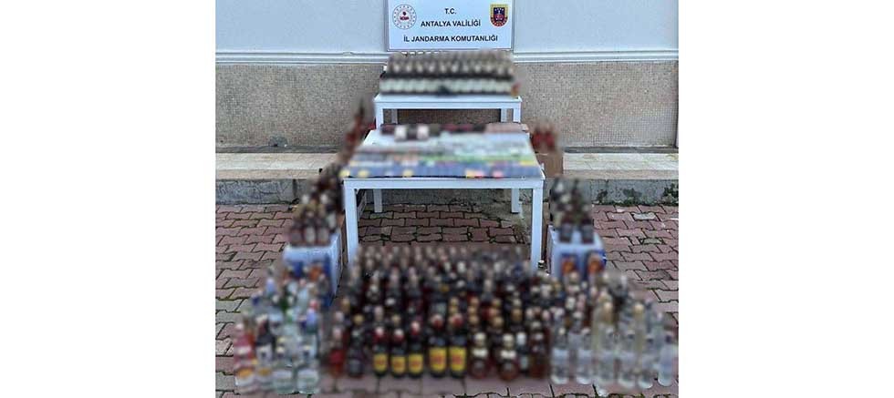 Kepez İlçesinde Kaçak Alkol Operasyonu