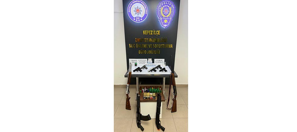 Kepez ilçesinde Şafak07 Huzur-01 operasyonu yapıldı