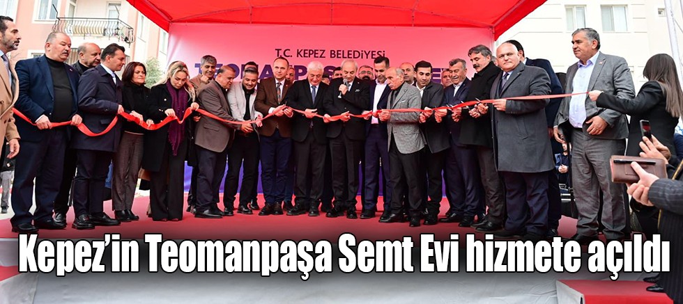 Kepez’in Teomanpaşa Semt Evi hizmete açıldı  