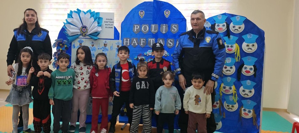 Konyaaltı kreşlerinde Polis Haftası etkinliklerle kutlanıyor
