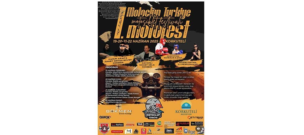 Korkuteli’de Motor Tutkunları Buluşuyor!