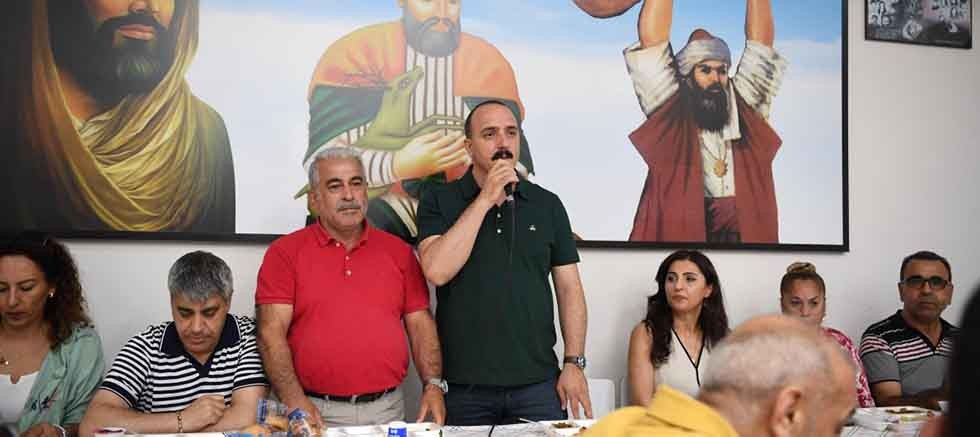 Kotan Altınova Cemevi'nde oruç açma yemeği paylaştı