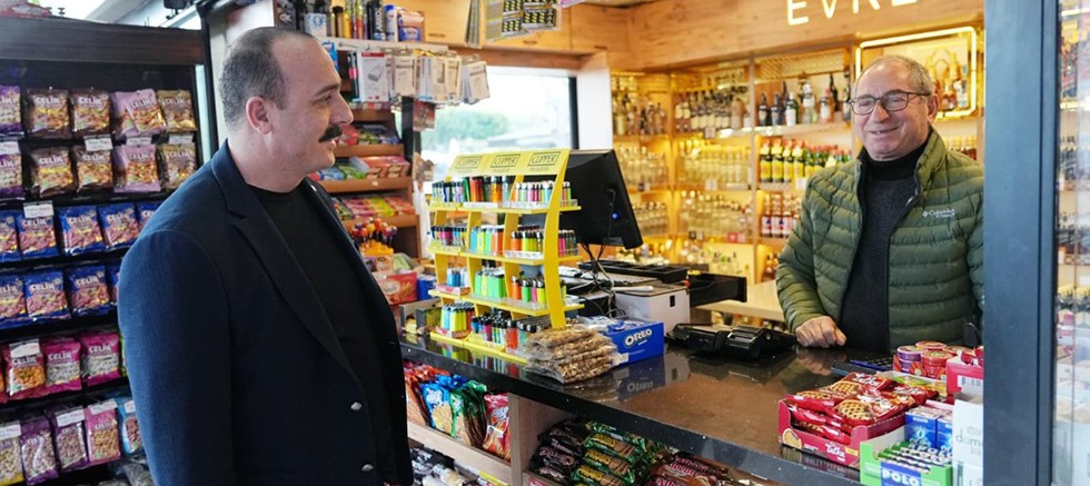 Kotan'dan Konyaaltı esnafına yeni yıl ziyareti