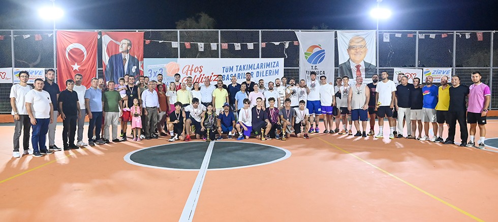 Kumluca Belediyesi 3x3 Sokak Basketbolu Turnuvası tamamlandı