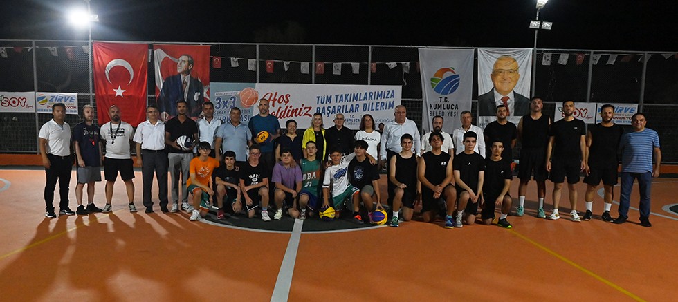Kumluca'da 3x3 Sokak Basketbolu Turnuvası başladı