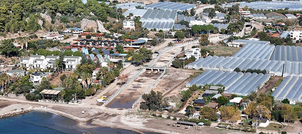 Kumluca Karaöz Mahallesi Taşkın Kontrolü Tesisi 1. Kısım Tamamlandı