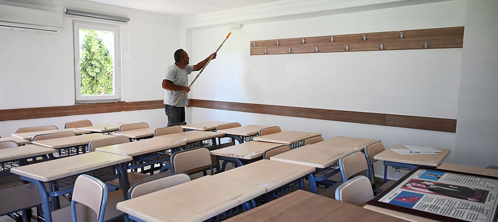 Kurs merkezinde tadilat çalışmaları