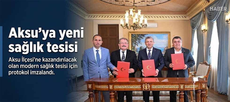 Aksu'ya yeni sağlık tesisi