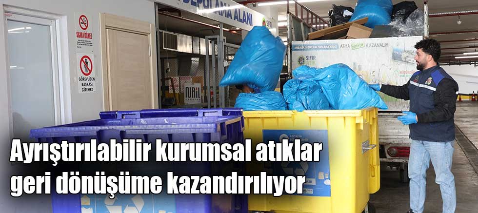 Antalya Büyükşehir Belediyesi çevre dostu belediyeciliğe öncülük ediyor