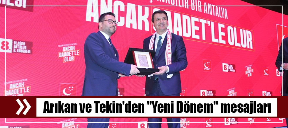 Arıkan ve Tekin'den 