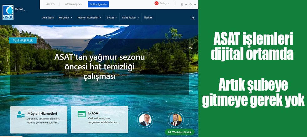 ASAT işlemleri dijital ortamda 