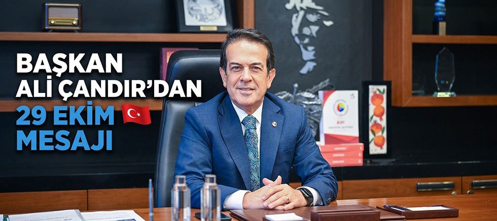 Başkan Ali Çandır'dan 29 Ekim Mesajı