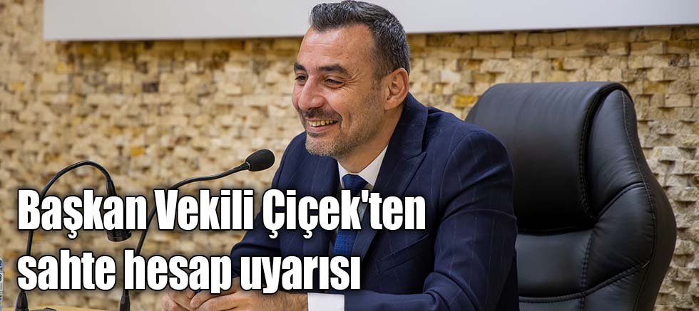 Başkan Vekili Çiçek'ten sahte hesap uyarısı