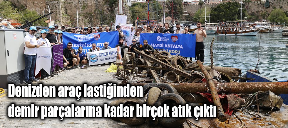 Büyükşehir’den Yat Limanı’nda deniz dip temizliği 