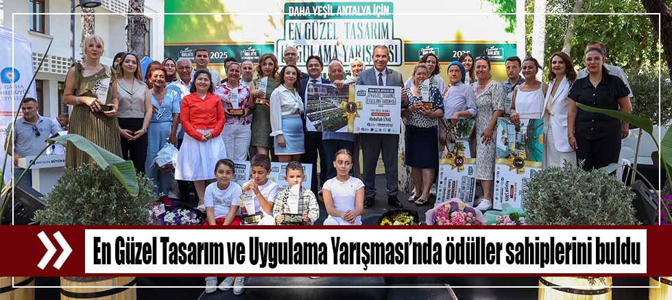 En Güzel Tasarım ve Uygulama Yarışması’nda ödüller sahiplerini buldu