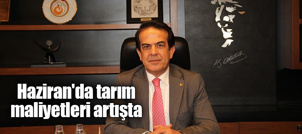 Haziran'da Tarım Maliyetleri Artışta