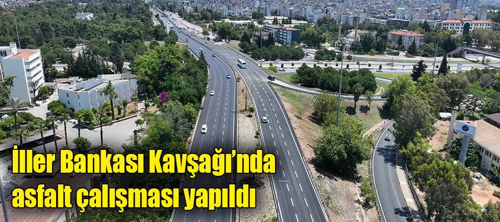 İller Bankası Kavşağı’nda asfalt çalışması yapıldı