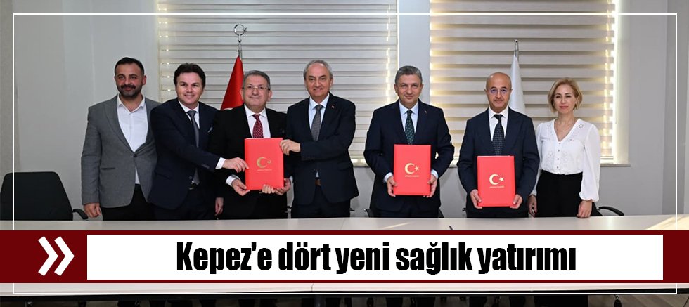 Kepez'e dört yeni sağlık yatırımı
