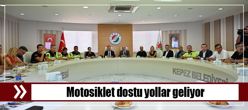 Kepez’in “Antalya Motosiklet Trafiği Yönetimi Projesi” tanıtıldı