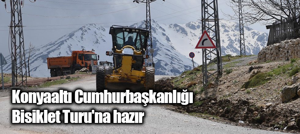 Konyaaltı Cumhurbaşkanlığı Bisiklet Turu'na hazır